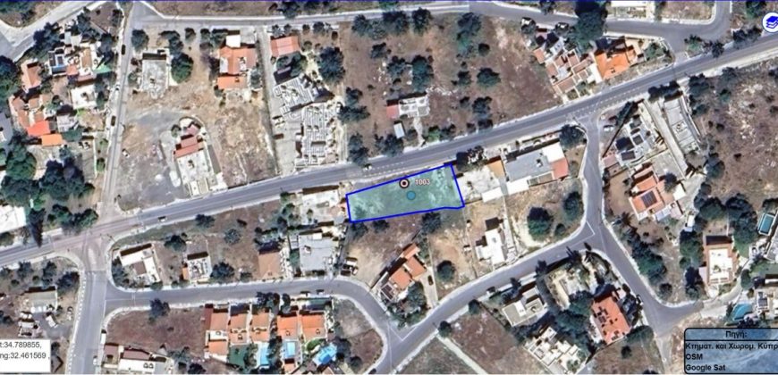 Paphos Konia Land Plot For Sale BC523