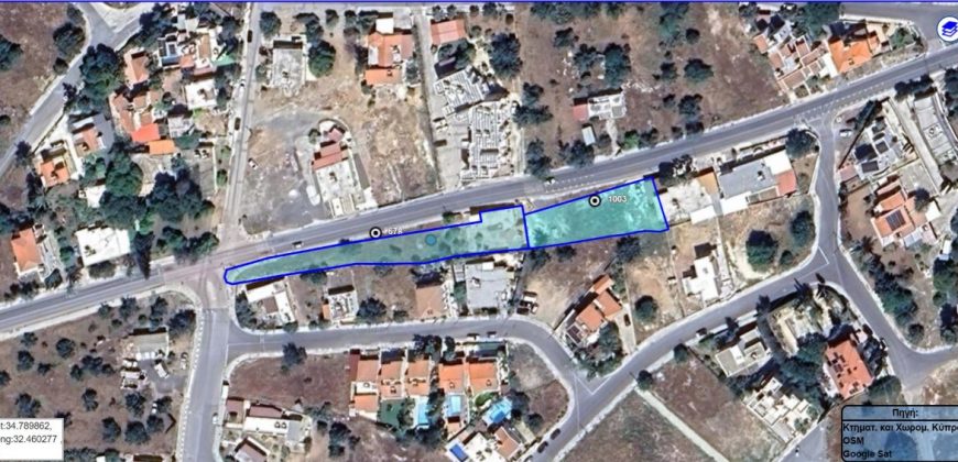 Paphos Konia Land Residential For Sale BC525