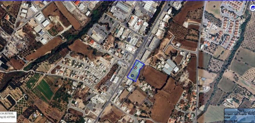 Paphos Mesogi Land Commercial For Sale BCK040
