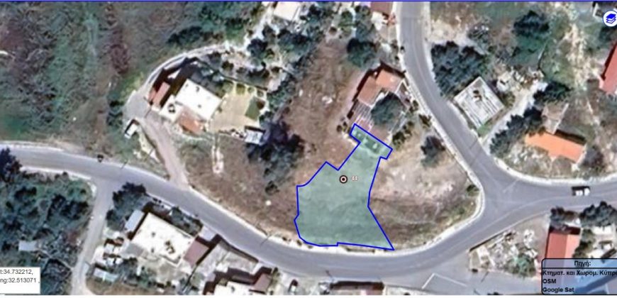 Paphos Timi Land Residential For Sale BCK047