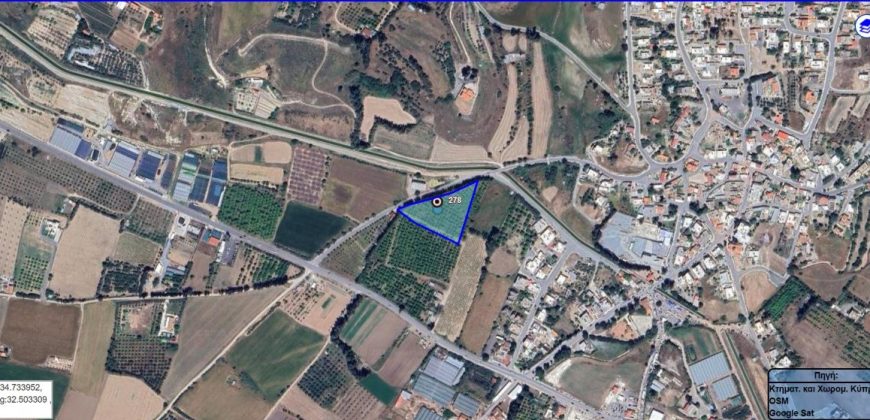Paphos Timi Land Plot For Sale BCK050