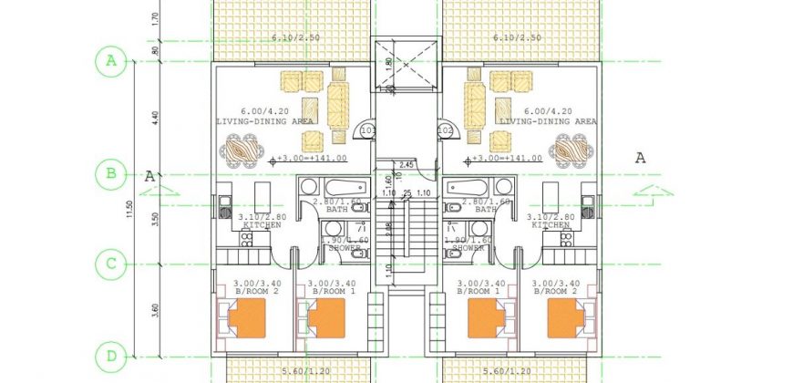 Paphos Town Center 2 Bedroom Apartment For Sale BC521