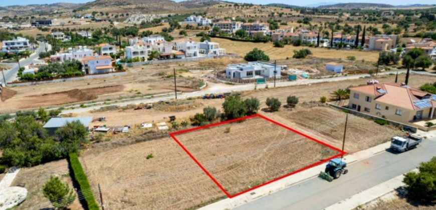 Paphos Anarita Land Plot For Sale BCK030