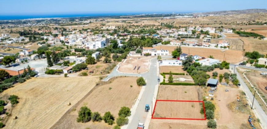 Paphos Anarita Land Plot For Sale BCK030