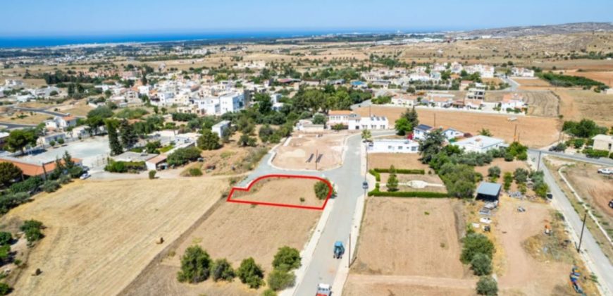 Paphos Anarita Land Plot For Sale BCK025