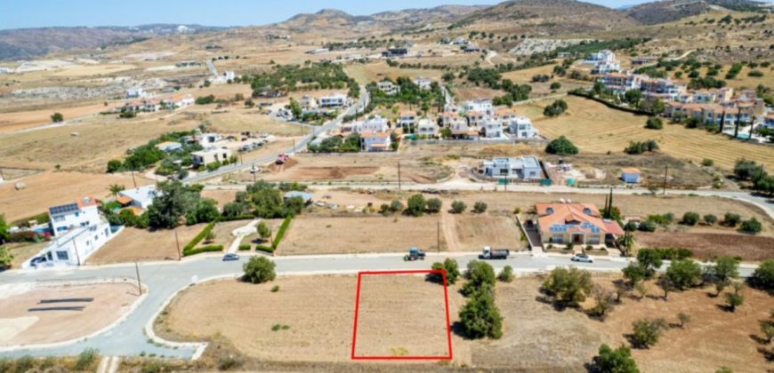 Paphos Anarita Land Plot For Sale BCK027