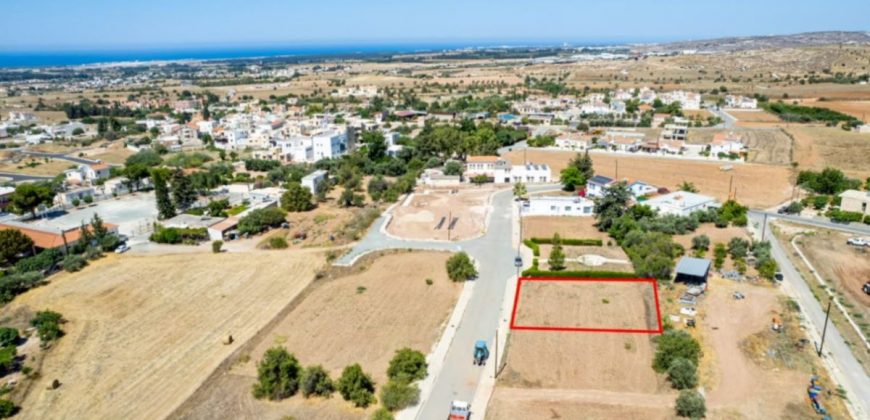 Paphos Anarita Land Plot For Sale BCK029