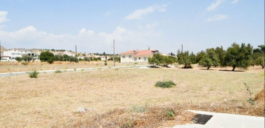 Paphos Anarita Land Plot For Sale BCK033