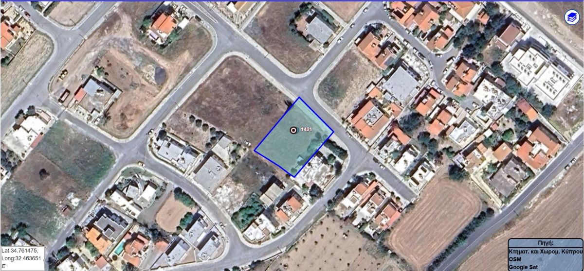 Paphos Yeroskipou Land Plot For Sale BCK055