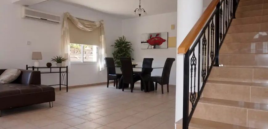 Kato Paphos 3 Bedroom Villa Semi Detached For Sale CPR1197