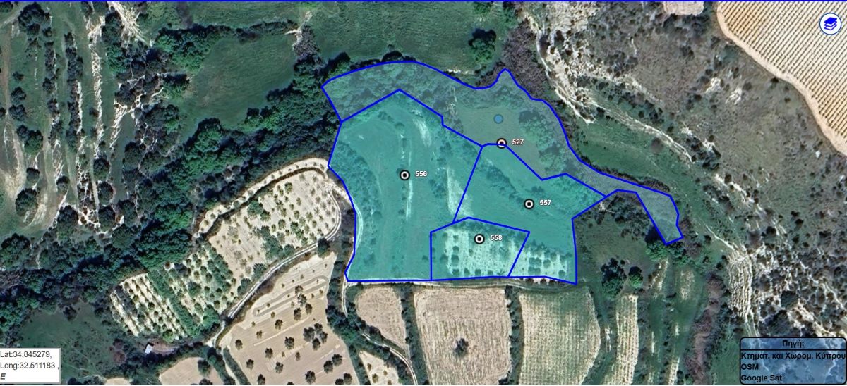 Paphos Kallepia Land Agricultural For Sale BC549