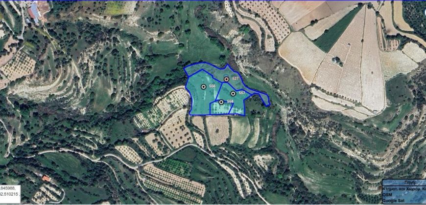 Paphos Kallepia Land Agricultural For Sale BC549