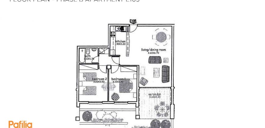 Polis 2 Bedroom Apartment For Sale PFA76-890
