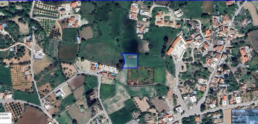 Paphos Polemi Land Residential For Sale PTN003