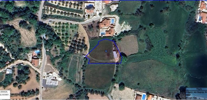 Paphos Polemi Land Residential For Sale PTN005