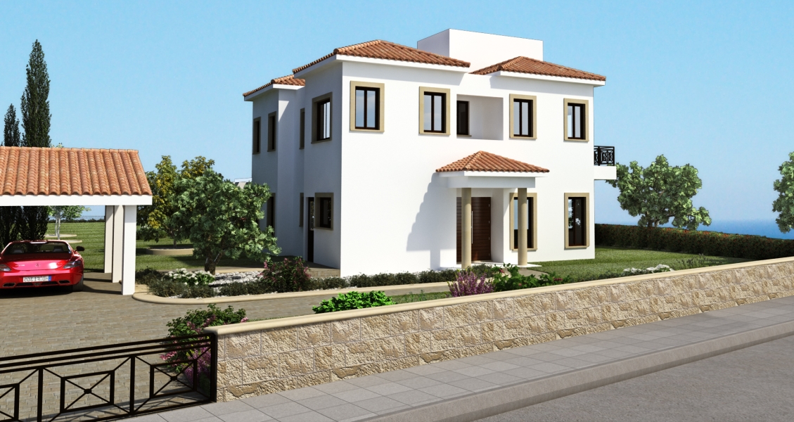 Paphos Secret Valley Golf Course Kouklia 4 Bedroom Detached Villa For Sale LGP0140
