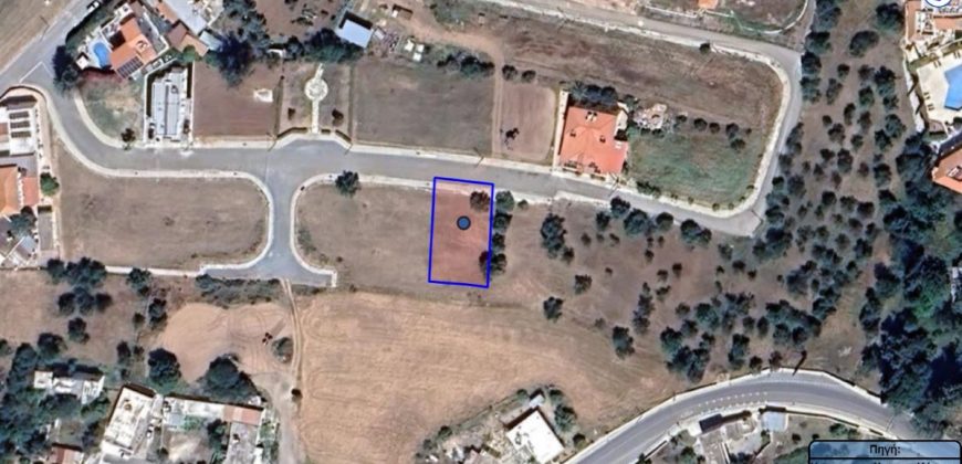 Paphos Anarita Land Plot For Sale RSG003