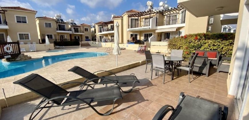 Kato Paphos Universal 2 Bedroom Apartment Ground Floor For Rent XRP064