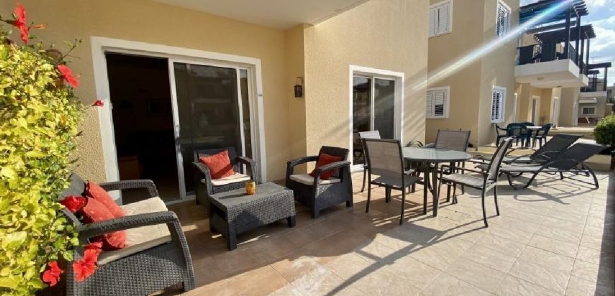 Kato Paphos Universal 2 Bedroom Apartment Ground Floor For Rent XRP064