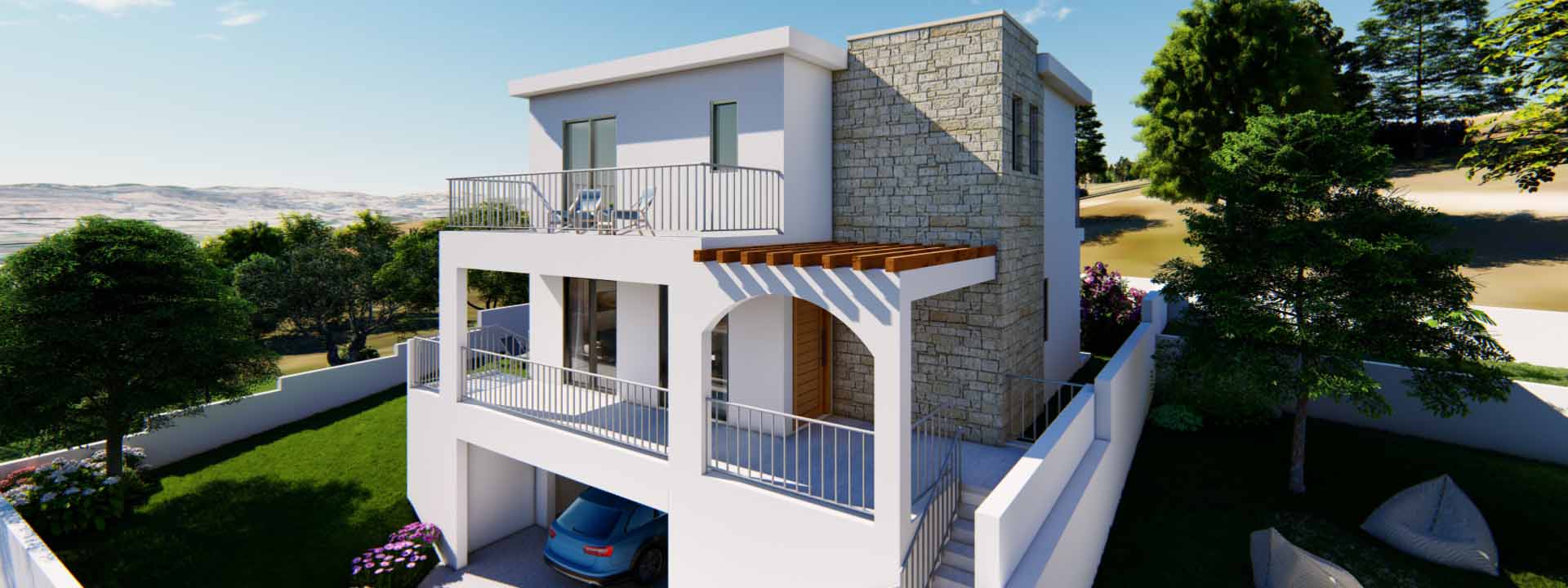 Paphos Neo Chorio 3 Bedroom Villa For Sale RSD0030