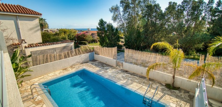 Paphos Pegia Coral Bay 3 Bedroom Semi Detached Villa For Sale BSH10349