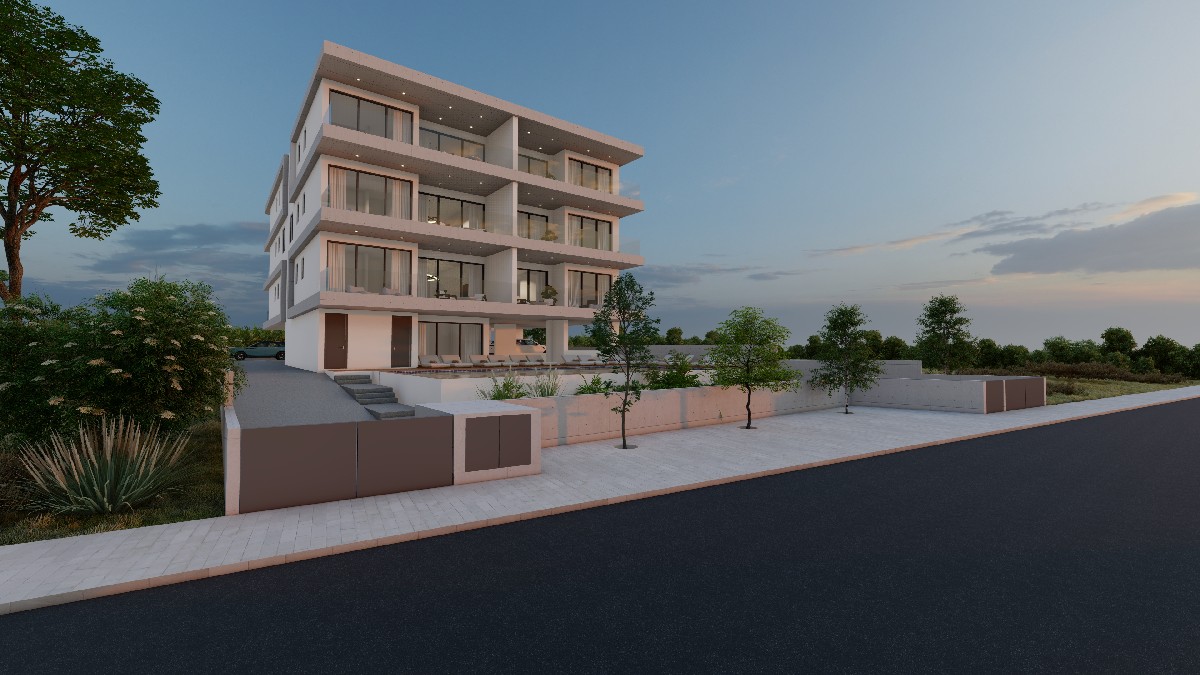 Kato Paphos Universal 2 Bedroom Apartment For Sale QHDH005