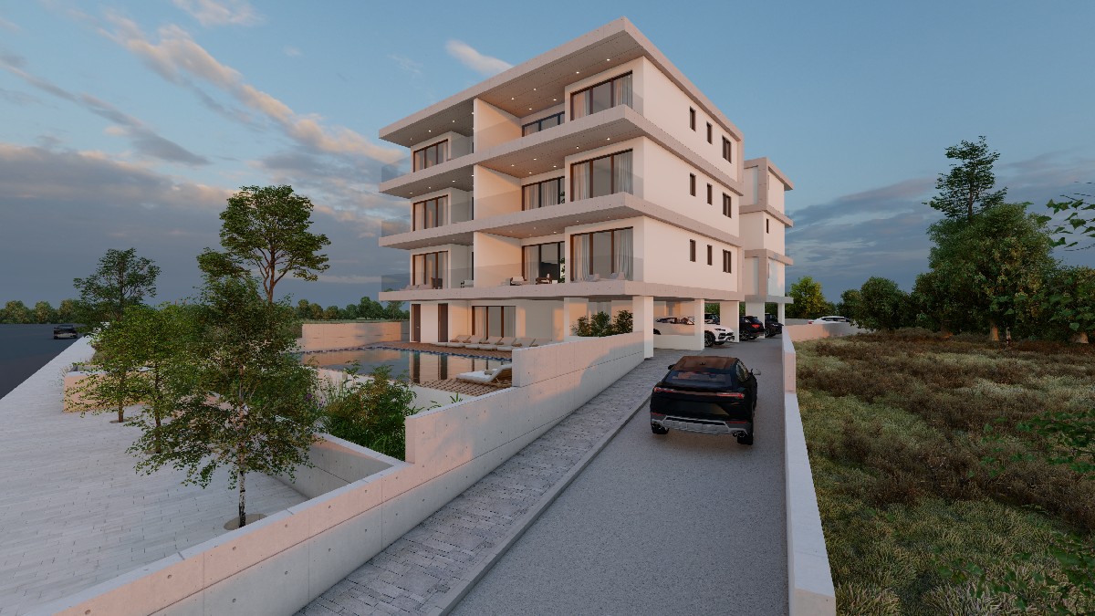 Kato Paphos Universal 2 Bedroom Apartment For Sale QHDH006