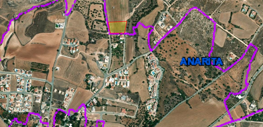 Paphos Anarita Plot For Sale MYM0107