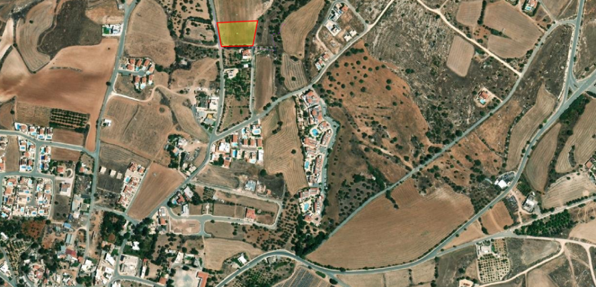 Paphos Anarita Plot For Sale MYM0107