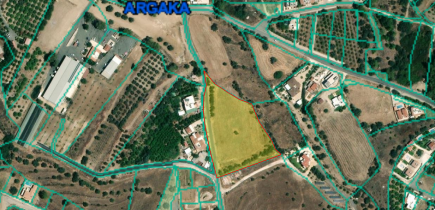 Paphos Argaka Plot For Sale MYM0598