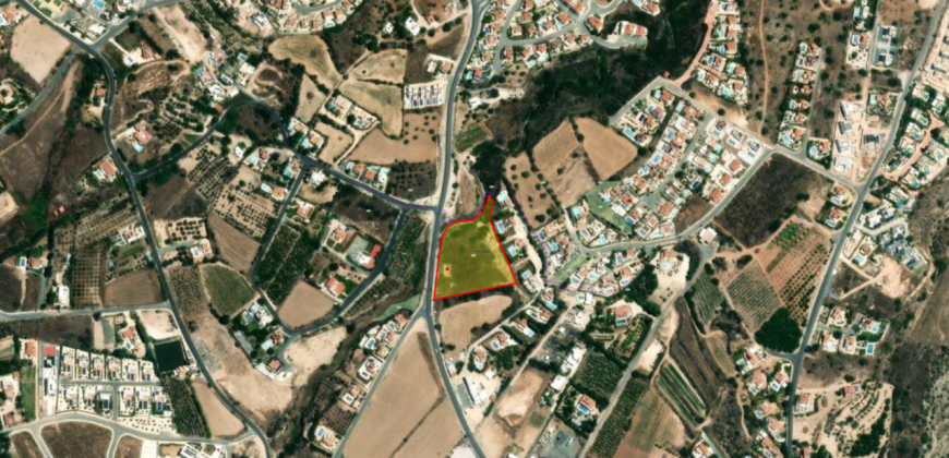 Paphos Peyia Plot For Sale MYM0145