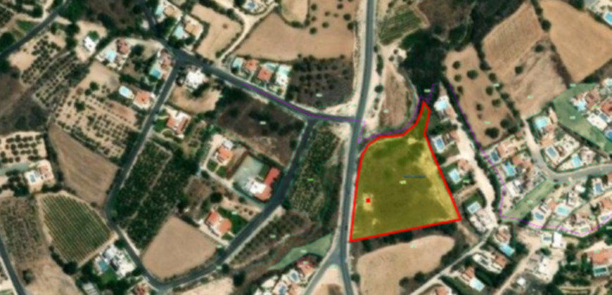 Paphos Peyia Plot For Sale MYM0145