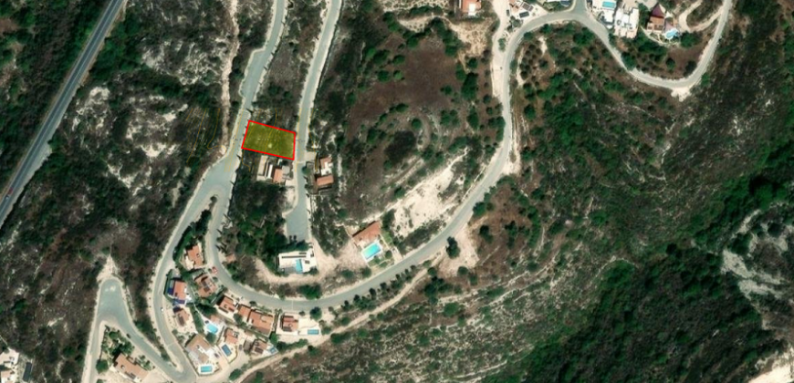 Paphos Tsada Plot For Sale MYM0875