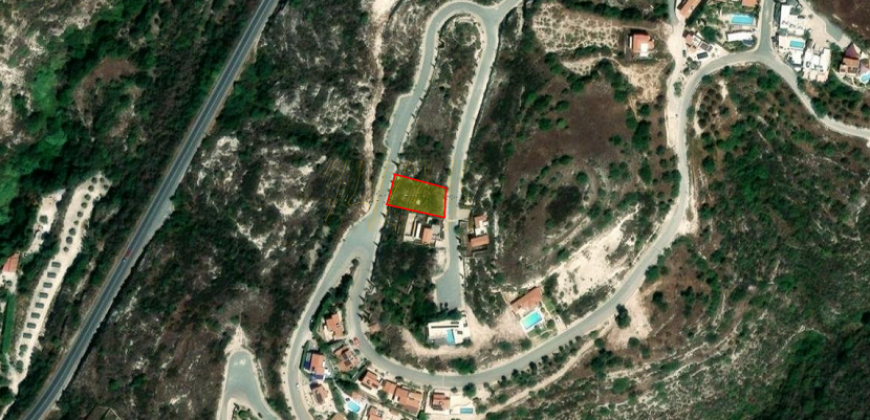 Paphos Tsada Plot For Sale MYM0875