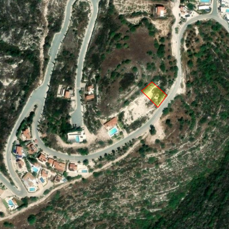 Paphos Tsada Plot For Sale MYM0851