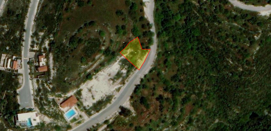 Paphos Tsada Plot For Sale MYM0850