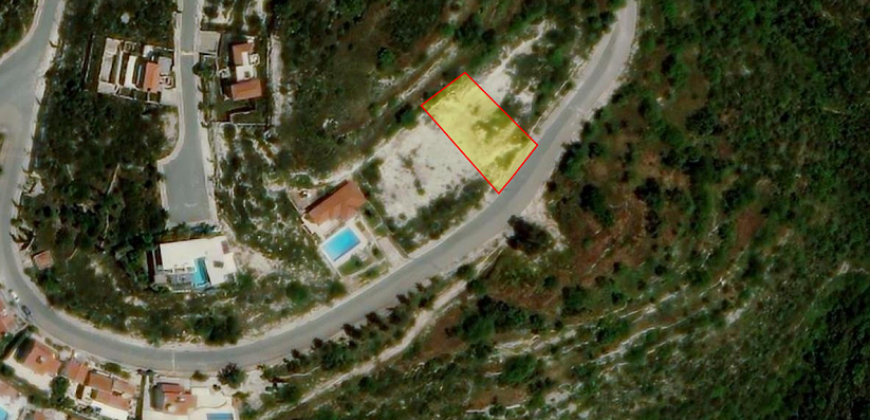 Paphos Tsada Plot For Sale MYM08522