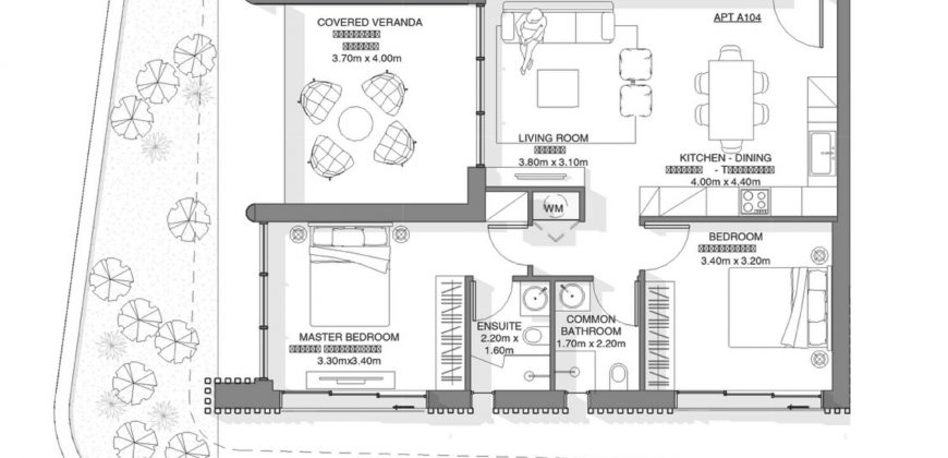 Pafos 2 Bedroom Apartment For Sale PFA361-8418