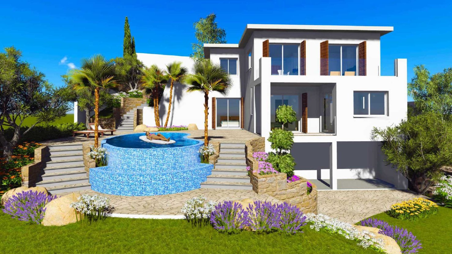 Paphos Kamares Village 3 Bedroom Villas / Houses For Sale LPT51888