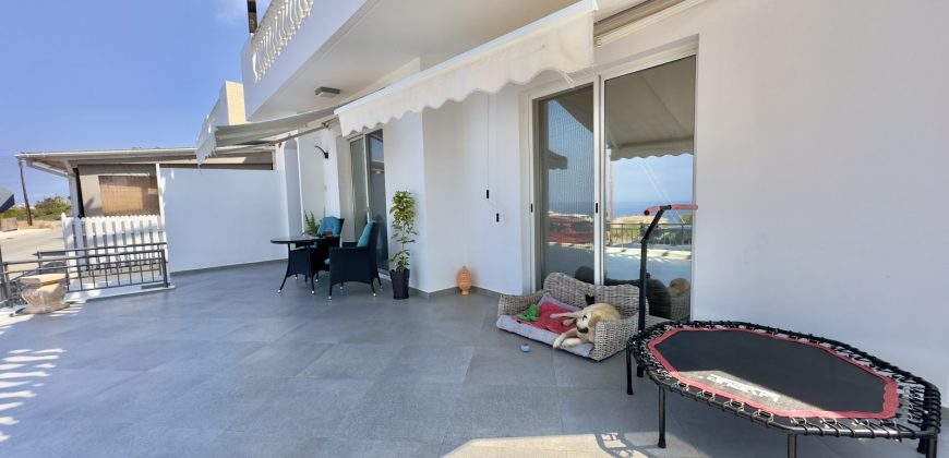 Paphos Peyia Ground Floor Apartment 2Bdr For Sale CPNC2896