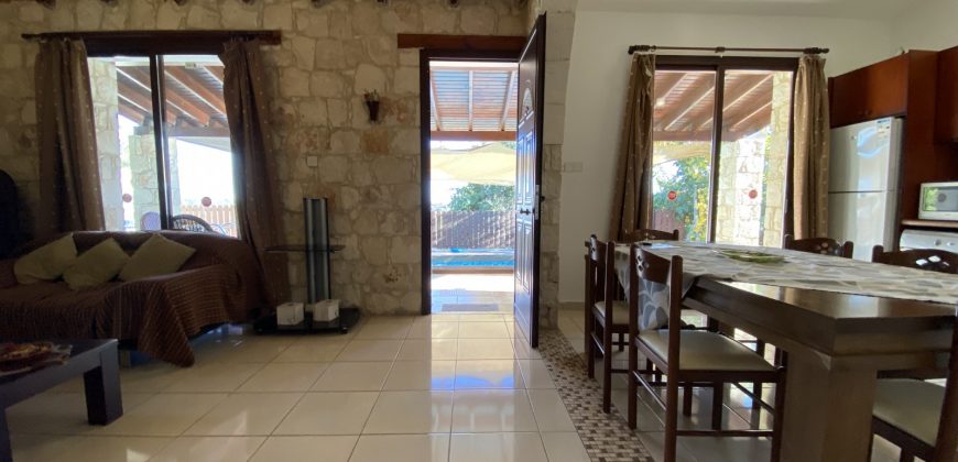 Paphos Stroumbi Traditional House 2Bdr For Sale CPNC1471