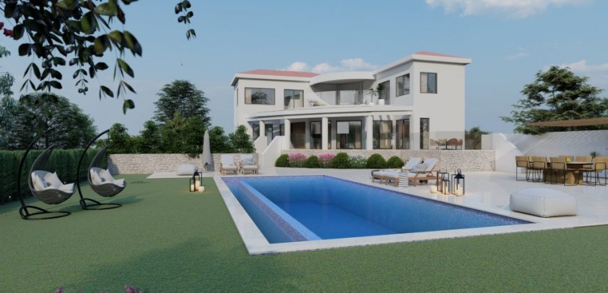 Paphos Sea Caves Peyia 5 Bedroom Detached Villa For Sale LGP0139KOR