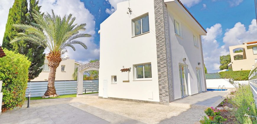 Paphos Coral Bay 3Bdr Detached Villa For Sale SKR17417