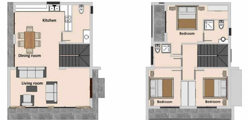 Paphos Chloraka 3Bdr Villa For Sale PRK26411