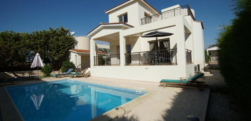 Paphos Coral Bay 3Bdr Villa For Sale PRK36080