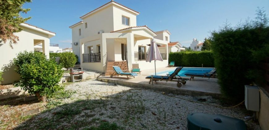 Paphos Coral Bay 3Bdr Villa For Sale PRK36080