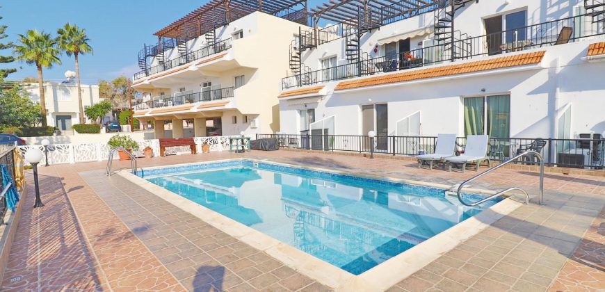 Paphos Peyia 1Bdr Ground Floor Apartment For Sale SKR17892A