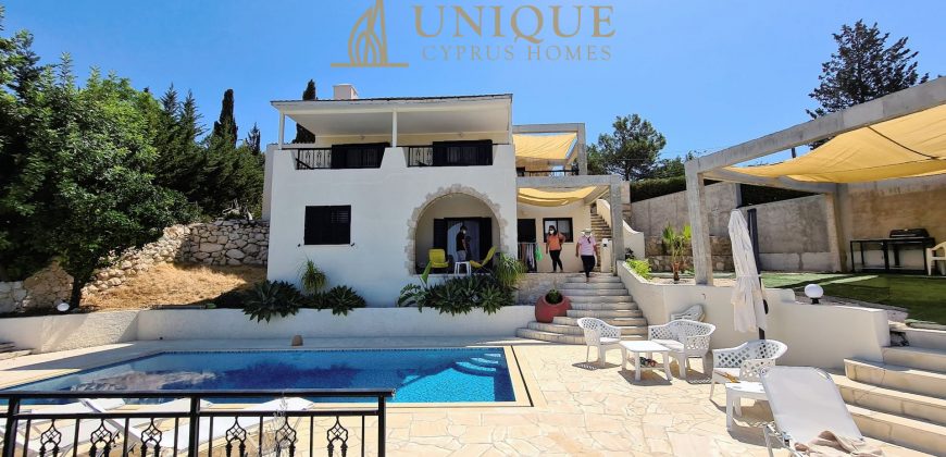 Paphos Tala 3Bdr Villa For Sale UQH3658