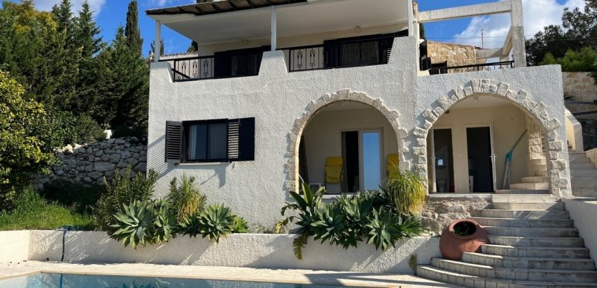 Paphos Tala 3Bdr Villa For Sale UQH2634