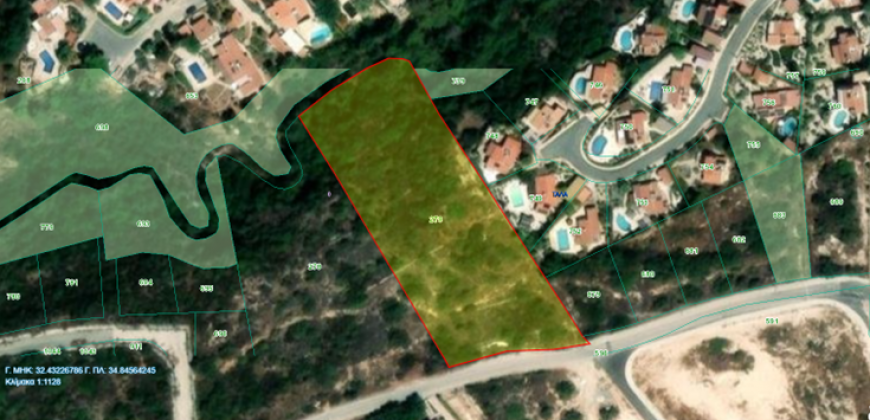 Paphos Tala Land For Sale PRK43804